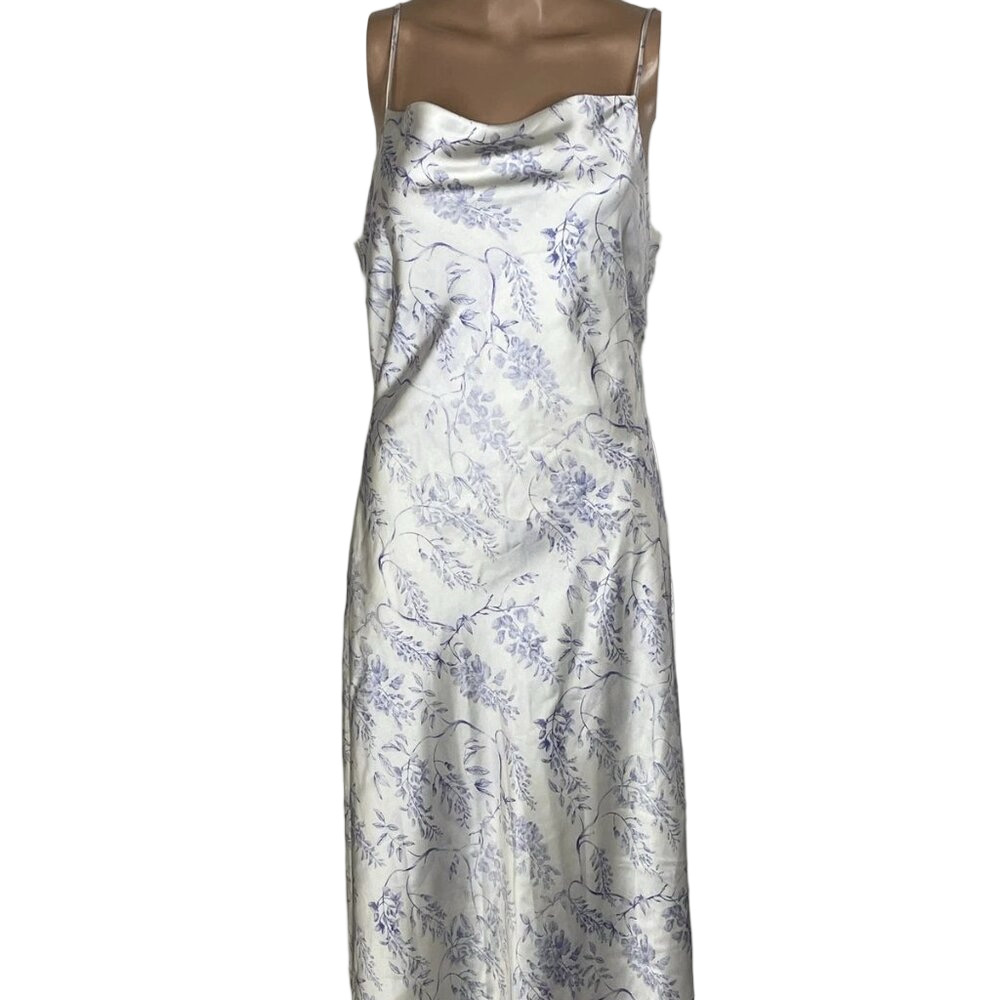 Holzweiler Eile Print Slip Dress • Size M • Lilac • Women's Midi Dress